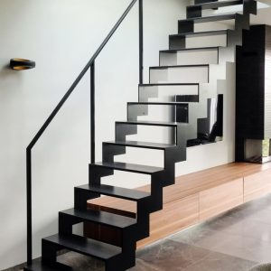 Лестница минимализм металлическая «Детройт» — Лестницы в стиле минимализм