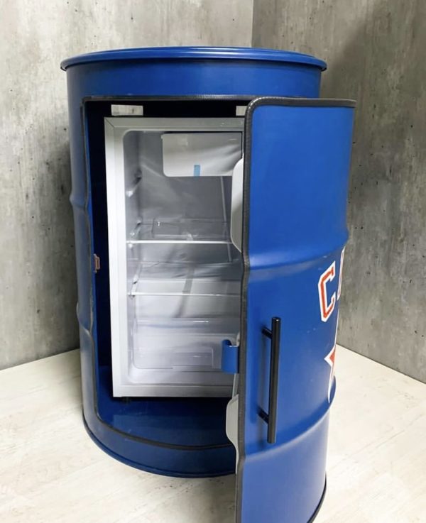 Бочка-холодильник 200 л — Мебель из бочек