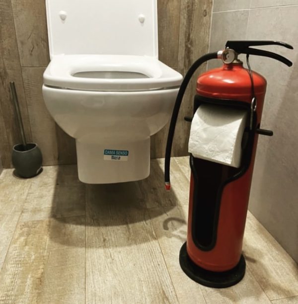 Огнетушитель для туалетной бумаги — Аксессуары для ванной и туалета