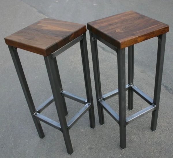 Барный стул “Лит” — Барная мебель для кафе из металла