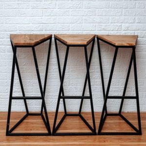Барный стул “Майорка” — Барная мебель для кафе из металла