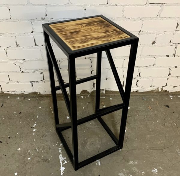 Барный стул из металла — Барная мебель для кафе из металла