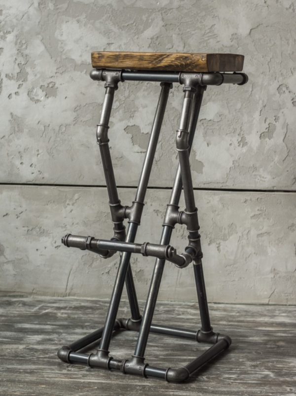 Барный стул “Индастриал” — Барная мебель для кафе из металла