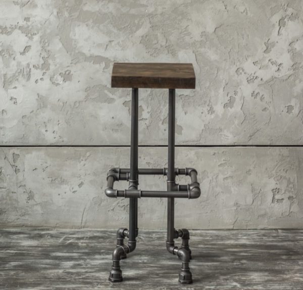 Барный стул “Индастриал” мини — Барная мебель для кафе из металла