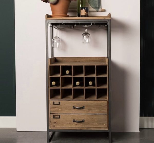 Шкаф для напитков и бокалов “Лоли” — Винные шкафы