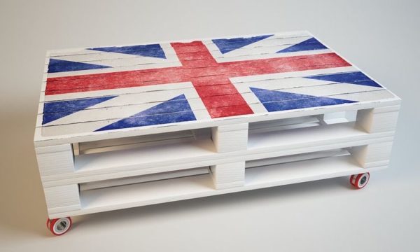 Столик из поддонов “Британ” — Журнальные столики
