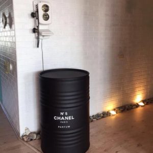 Бочка-столик “Шанель” — Барная мебель для кафе из металла