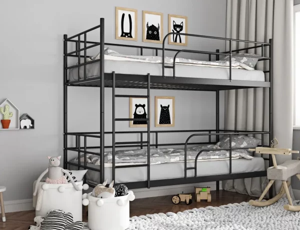 Двухъярусная кровать из металла — Двухъярусные кровати лофт