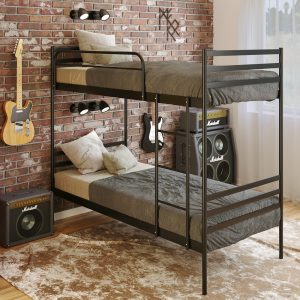 Двухъярусная кровать Лофт из металла — Двухъярусные кровати лофт