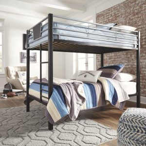 Двухъярусная кровать “Блэк” из металла — Двухъярусные кровати лофт