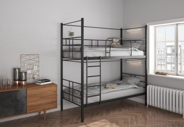 Двухэтажная кровать “Техас” из металла — Двухъярусные кровати лофт