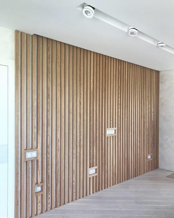 Декоративные настенные рейки из бука “Бунин” — Декор на стену лофт
