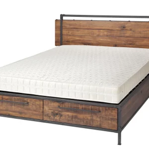 Кровать с выдвижными ящиками на металлокаркасе — Кровати