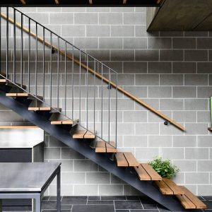 Лестница лофт на металлокаркасе “Косоур” — Лестницы металлические лофт