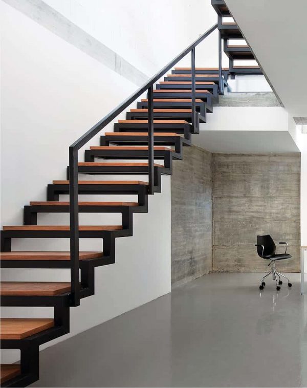 Лестница на ломаном косоуре “Дэнди” — Лестницы в стиле минимализм 3