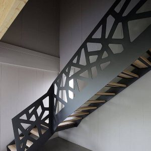 Лестница лазерная резка “Геометрия” — Лестницы металлические лофт