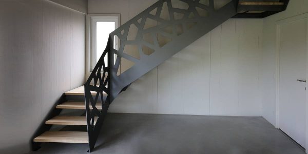 Лестница лазерная резка “Геометрия” — Лестницы металлические лофт 2