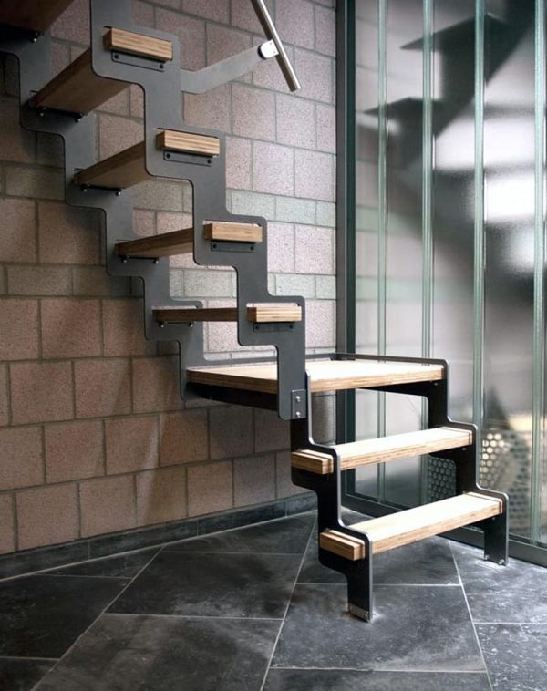 Лестница металлическая “Конструктор” — Лестницы в стиле минимализм 5