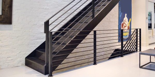 Лестница лофт металлическая “Профиль” — Лестницы металлические лофт 2
