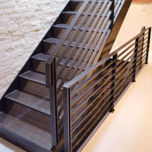 Лестница лофт металлическая “Профиль” — Лестницы металлические лофт