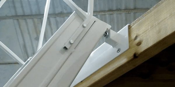 Лестница откатная чердачная на колесиках — Компактные лестницы лофт 2
