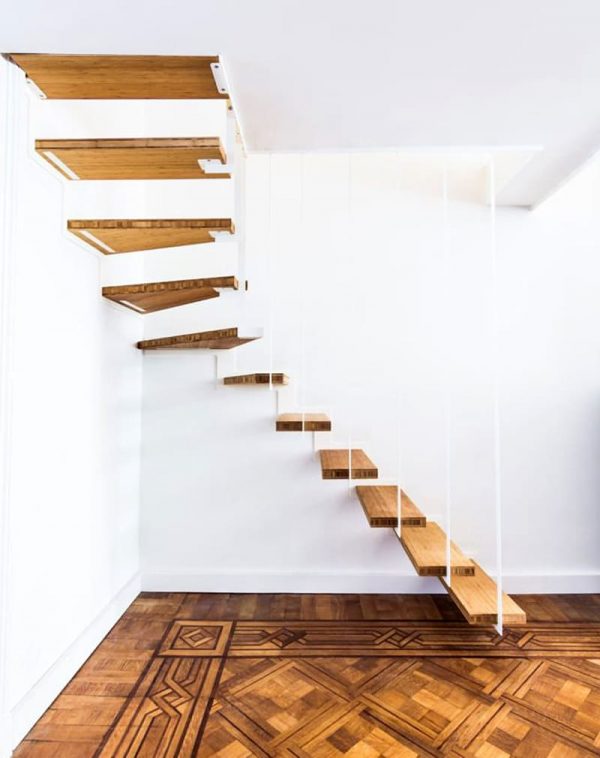 Лестница подвесная на металлокаркасе “Аргентина” — Лестницы металлические лофт 3