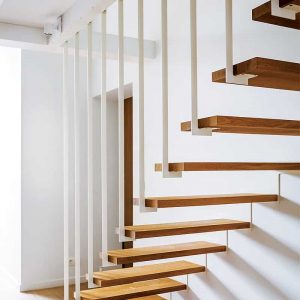 Лестница подвесная на металлокаркасе “Аргентина” — Лестницы металлические лофт