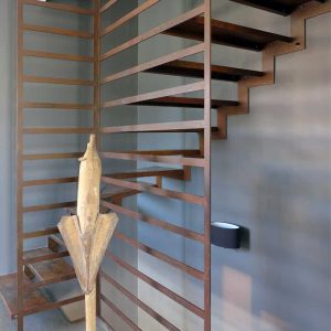 Лестница металлическая минимализм “Манхэттен” — Лестницы в стиле минимализм