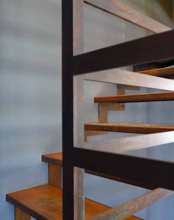 Лестница металлическая минимализм “Манхэттен” — Лестницы в стиле минимализм 2