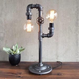 Настольная лампа “Трюдо” из латуни — Настольные лампы лофт