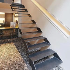 Лестница металлическая консольная “Ромбы” — Консольные лестницы лофт