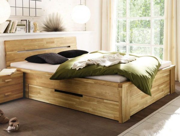 Кровать из массива дуба “Шарль” — Кровати