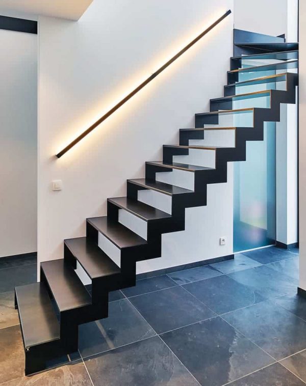 Лестница минимализм металлическая «Детройт» — Лестницы в стиле минимализм 5