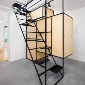 Лестница металлическая минимализм “Сантал” — Лестницы в стиле минимализм
