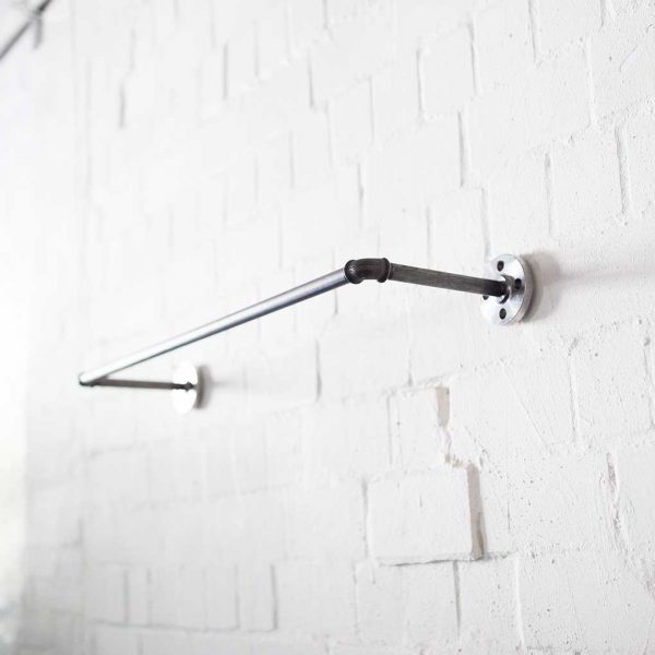 Вешалка для одежды из труб в стиле лофт “SOLID LINE” — Вешалка в прихожую лофт из металла 3