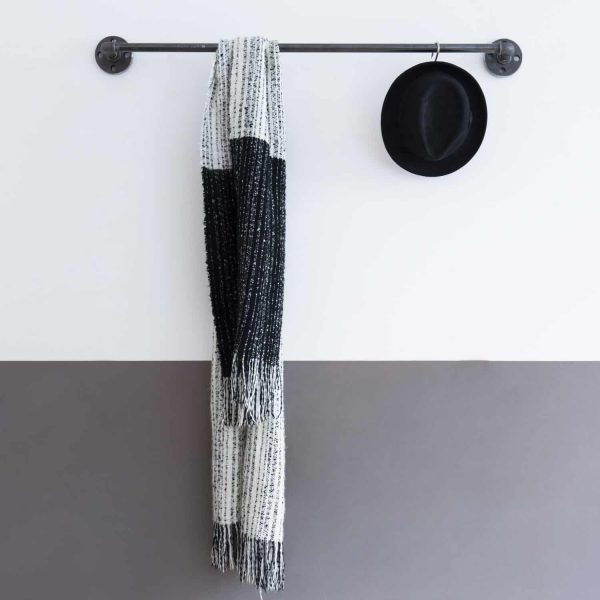 Вешалка для одежды из труб в стиле лофт “SOLID LINE” — Вешалка в прихожую лофт из металла