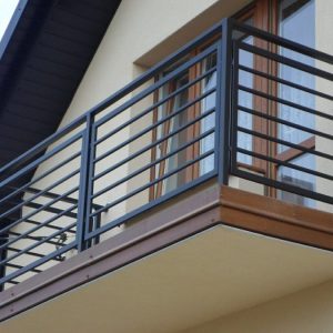 Ограждение для балкона в загородный дом — ЛОФТ
