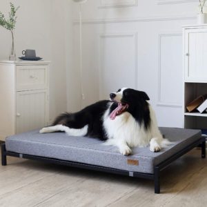 Лежак для собак и кошек на металлокаркасе с подушкой — Для животных